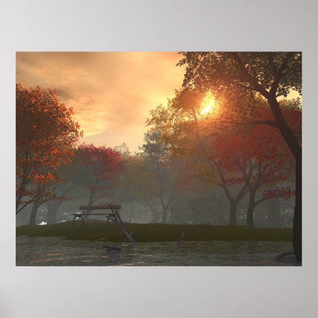 Poster Emplacement de repos (Devant)