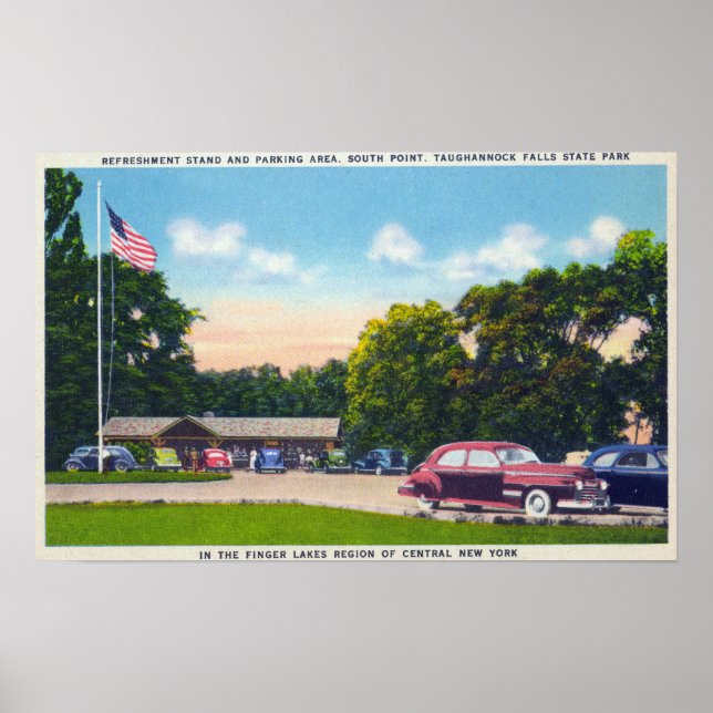 Poster Emplacement du parking de South Point (Devant)