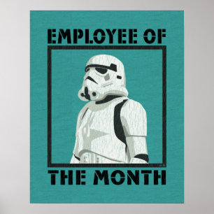 Poster Employé du mois - Stormtrooper