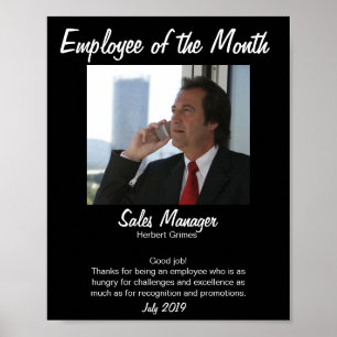 Poster Employee of the month