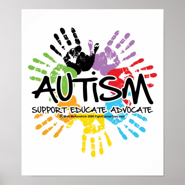 Poster Empreinte Autisme (Devant)