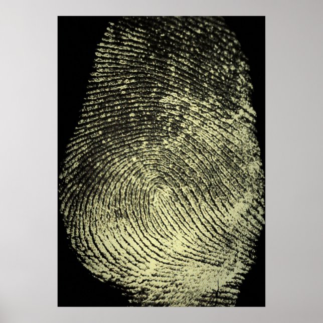 Poster Empreinte de boucle inversée (Devant)