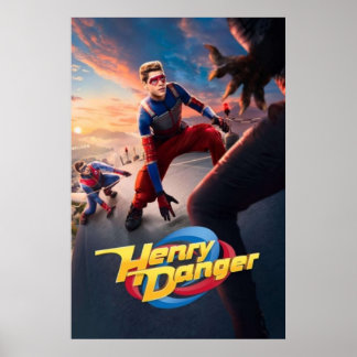 Poster empreinte de danger de henry