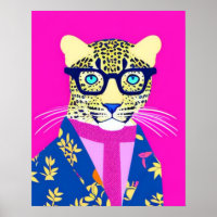 Empreinte de léopard, Leopard Gift, Leopard art, L