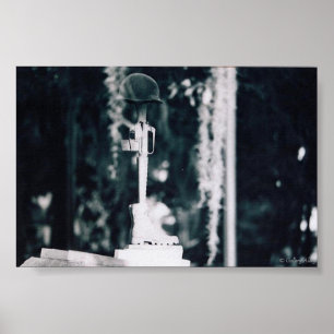 Poster empreinte de savannah, mémorial du vietnam