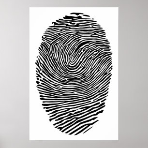 Poster Empreinte du pouce