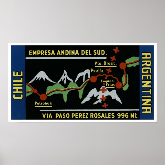 Poster Empressa Andina Del Sud (Devant)