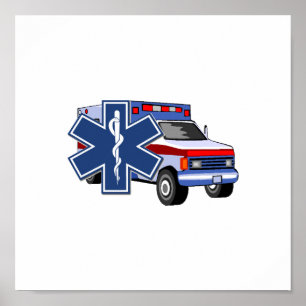 Poster EMS Ambulance