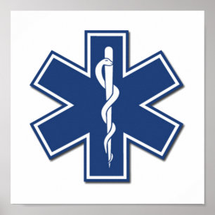 Poster EMS Star of life