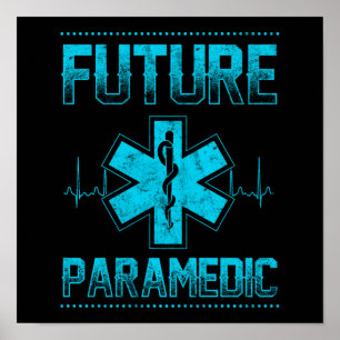 Poster EMS Urgence Futur Ambulance paramédicale