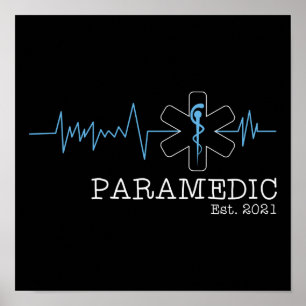 Poster EMS Urgence Paramedic Est. Étudiant en 2021