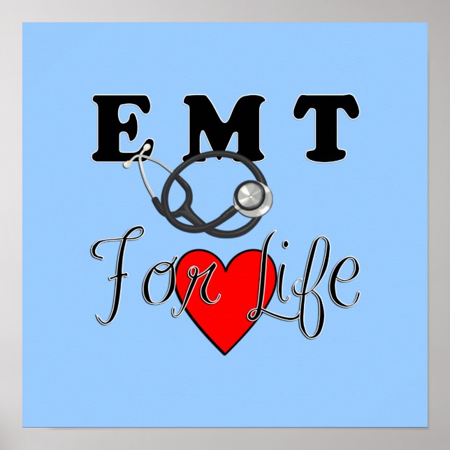 Poster EMT pour la vie (Devant)