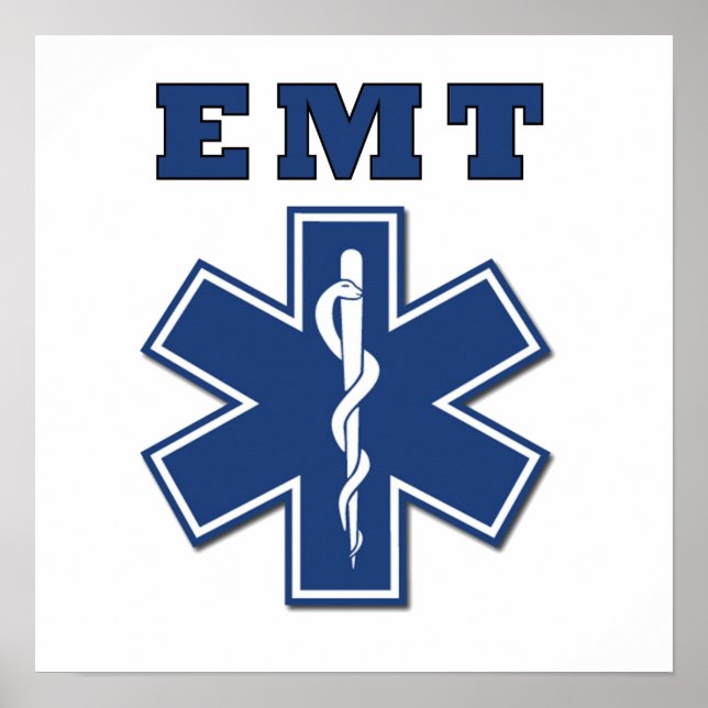 Poster EMT Star of Life (Devant)