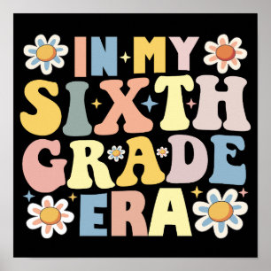 Poster En 6e Année, Retour À L'École