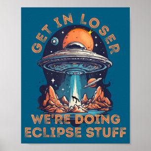 Poster En Alien Abduction Solaire Perdre