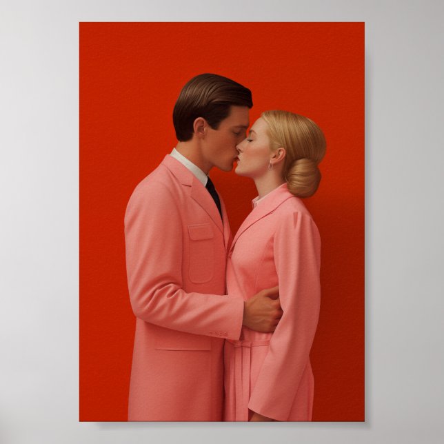 Poster En amour en rouge (Devant)