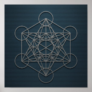 Poster en argent de Metatron Marine