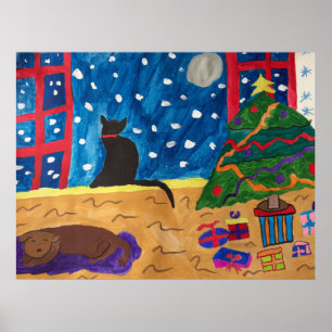 Poster En attente de l'affiche de Noël