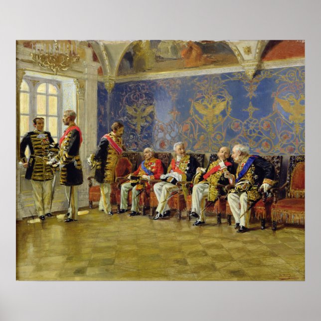 Poster En attente d'un public, 1904 (Devant)