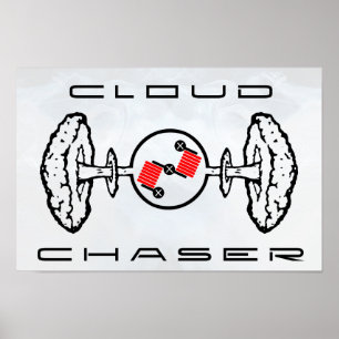 Poster en blanc Cloud Chaser