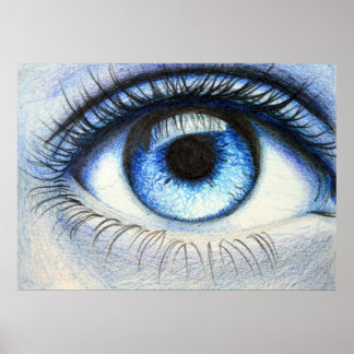 Poster en bleu