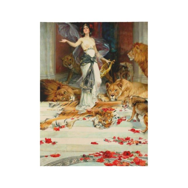 Poster En Bois Wright Barker Circe Nyph Goddess De Magic Witch En (Devant)
