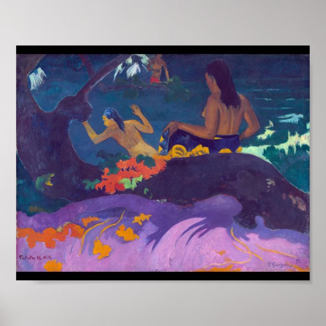 Poster En bord de mer, Gauguin (Devant)