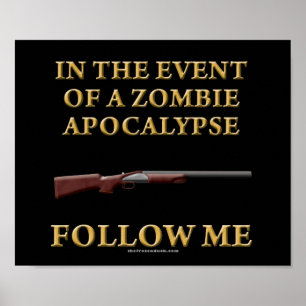 Poster En cas d'une apocalypse de zombi