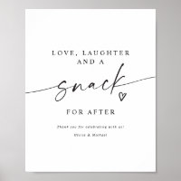 En-cas pour après panneau de mariage moderne manus