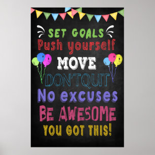 Poster en classe Motivational pour la classe