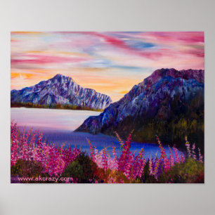 Poster en coton de l'Alaska