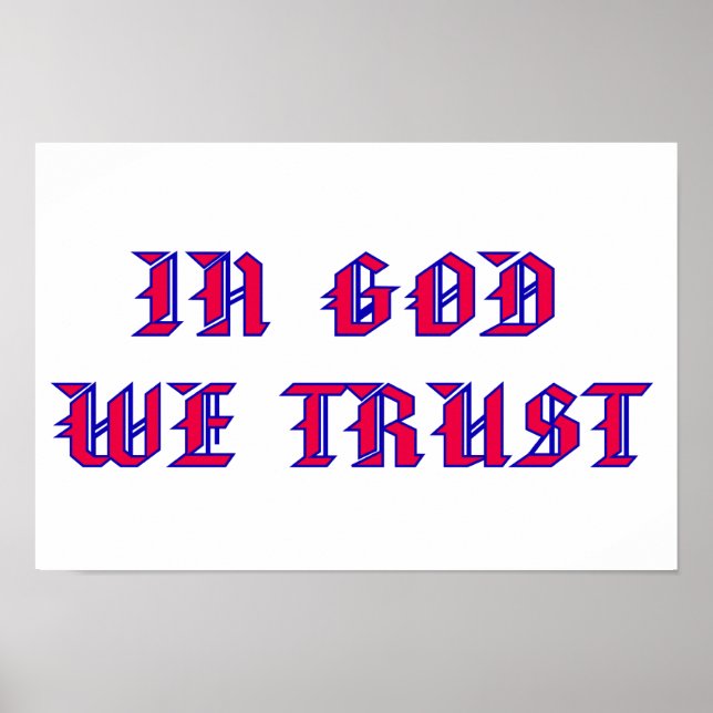 Poster En Dieu, nous faisons confiance (Devant)
