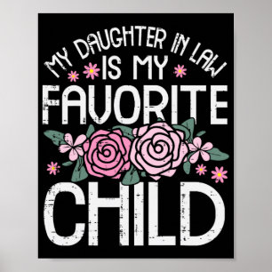 Poster En droit Mes enfants préférés Fête des mères maman