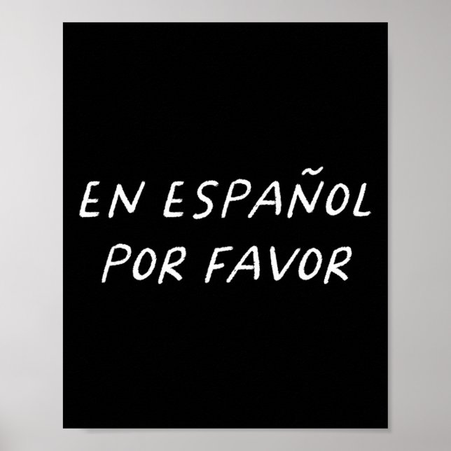 Poster En Español Por Favoriser L'Enseignant Espagnol S'A (Devant)