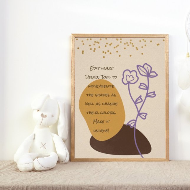 Poster en forme de Boho paisible (Créateur téléchargé)