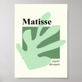 Poster en forme inspiré de Matisse