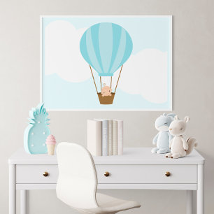 Poster En haut, en haut et en bas ! Le mur d'art pour enf