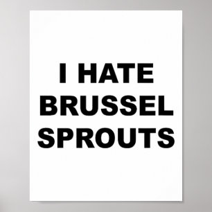 Poster En Haut Qui Dit - Je Déteste Bruxelles Épouse Drôl