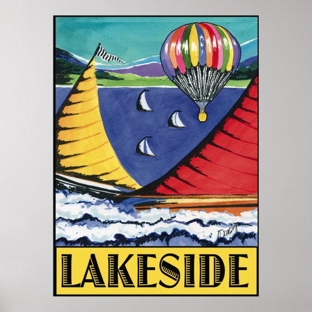 Poster en Lakeside (Devant)