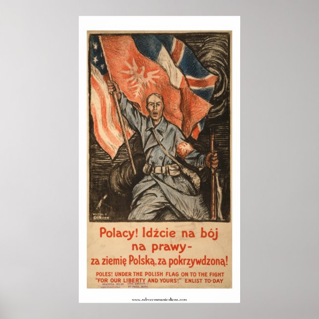 Poster en langue polonaise WWI (Devant)