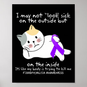 Poster En Mai Ne Pas Regarder Malade Sur La Fibromyalgie 