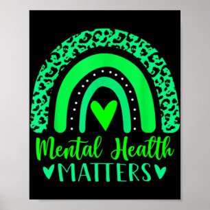 Poster En Mai, Nous Portons Le Vert Pour La Sensibilisati