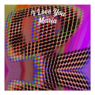 Poster en marbre Abstrait liquide coloré brillant