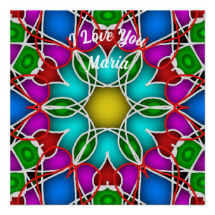 Poster en marbre Abstrait liquide coloré brillant