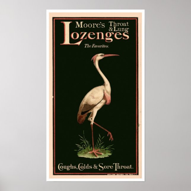 Poster en médecine vintage (Devant)