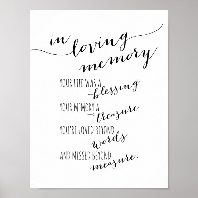 Poster En mémoire d'amour, funérailles, Noir (Devant)