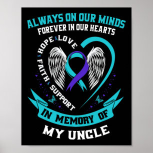 Poster En Mémoire De Mon Oncle Prévention Du Suicide