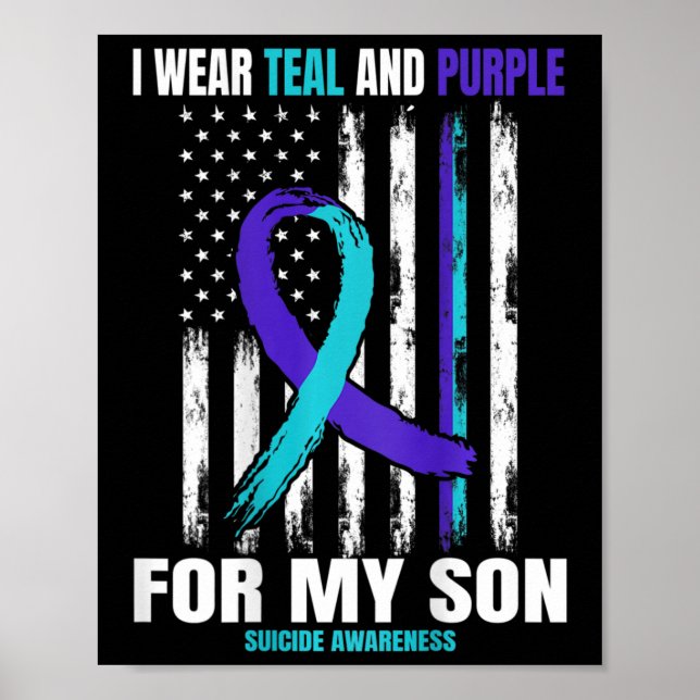 Poster En Mémoire De Son Sensibilisation Au Suicide Drape (Devant)