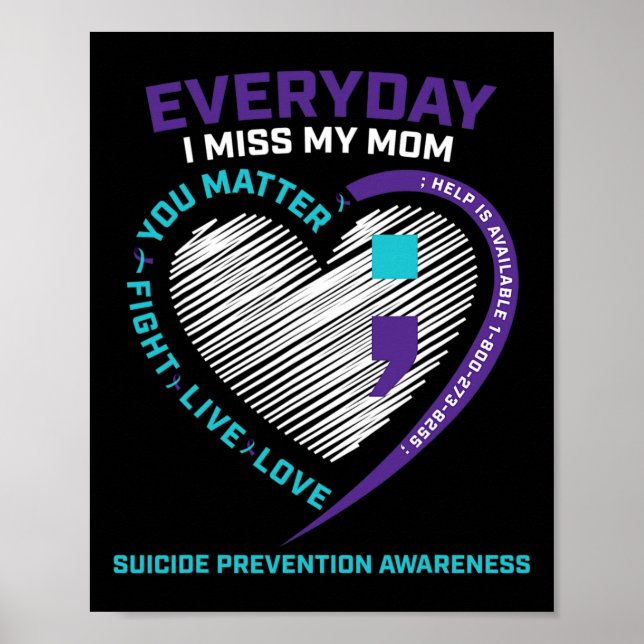 Poster En Mémoire Maman Sensibilisation à la Prévention d (Devant)