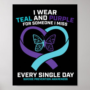 Poster En Mémoire Papillon Papa Prévention du Suicide